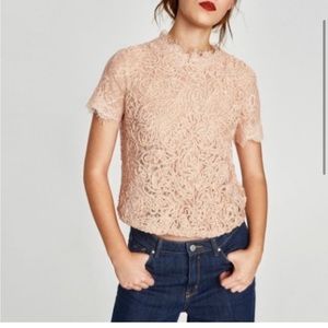 Zara lace top